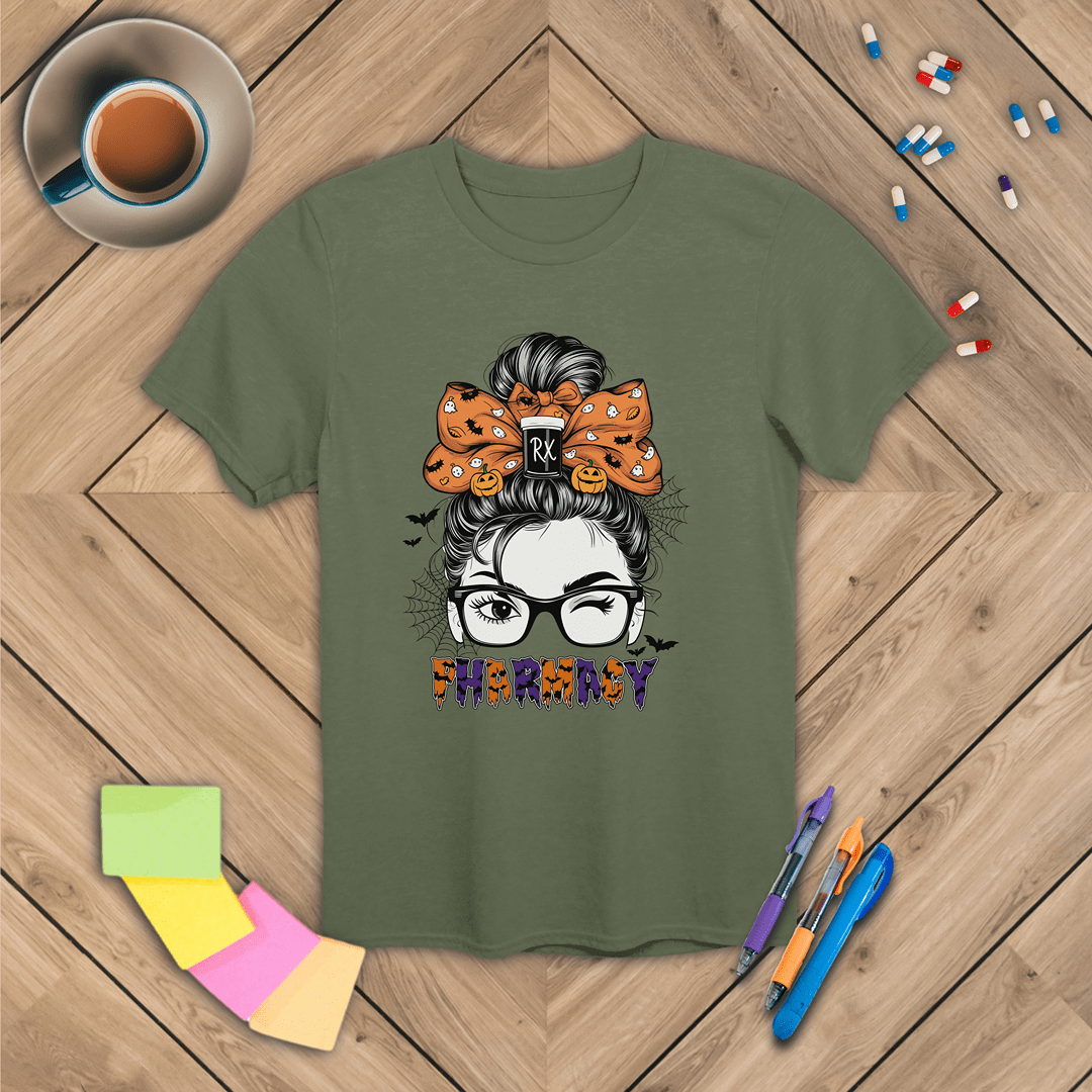 Pharmacy Top Bun - Halloween T-Shirt