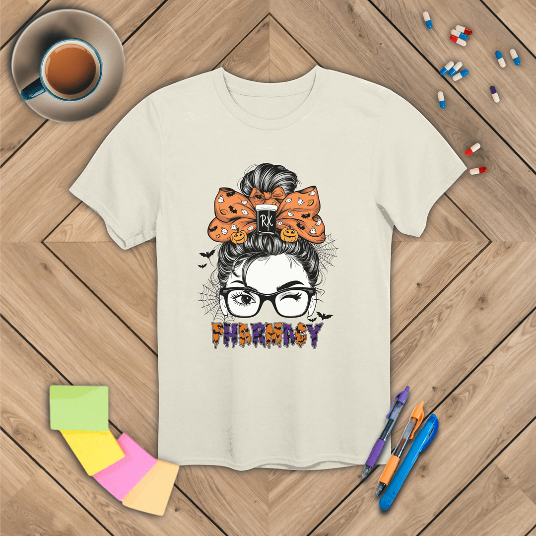 Pharmacy Top Bun - Halloween T-Shirt