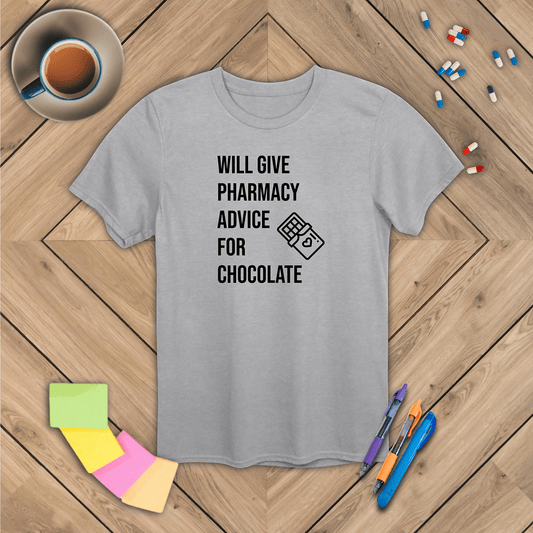 Pharmacy Advice for Chocolate T-Shirt