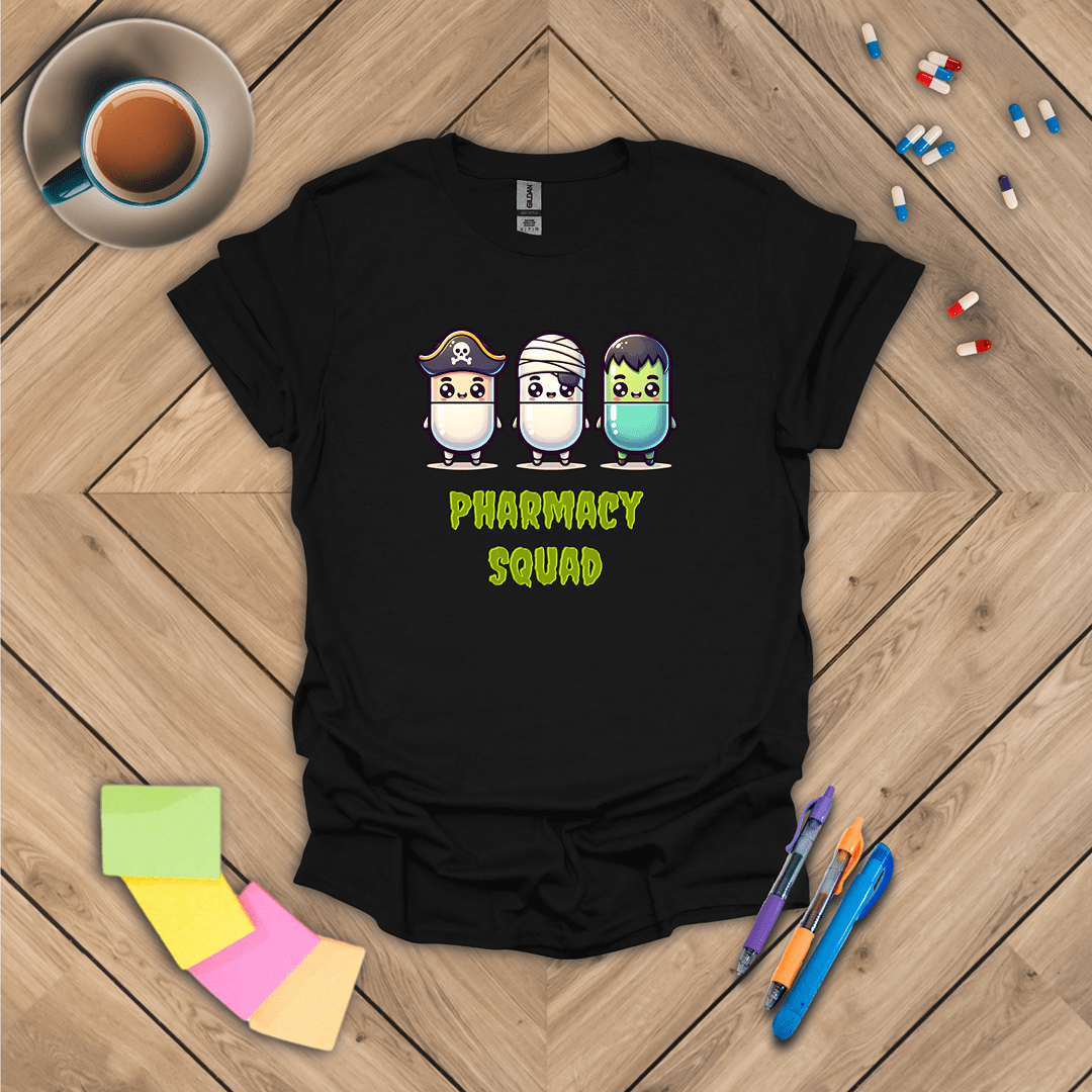 Pharmacy Squad of 3 - Halloween T-Shirt