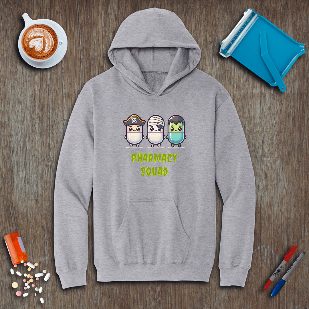 Pharmacy Squad of 3 - Halloween Fleece Hoodie