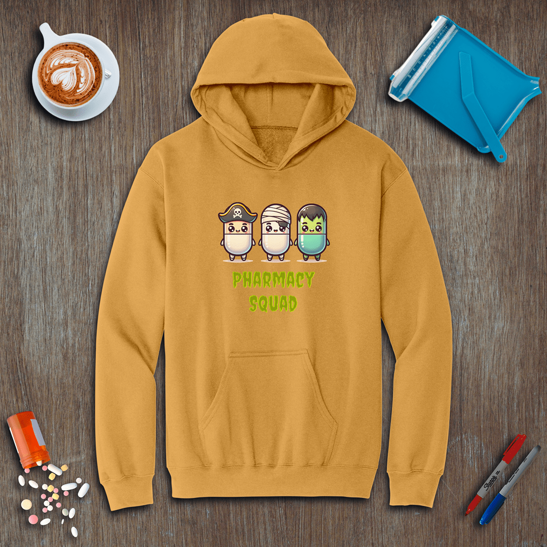 Pharmacy Squad of 3 - Halloween Fleece Hoodie