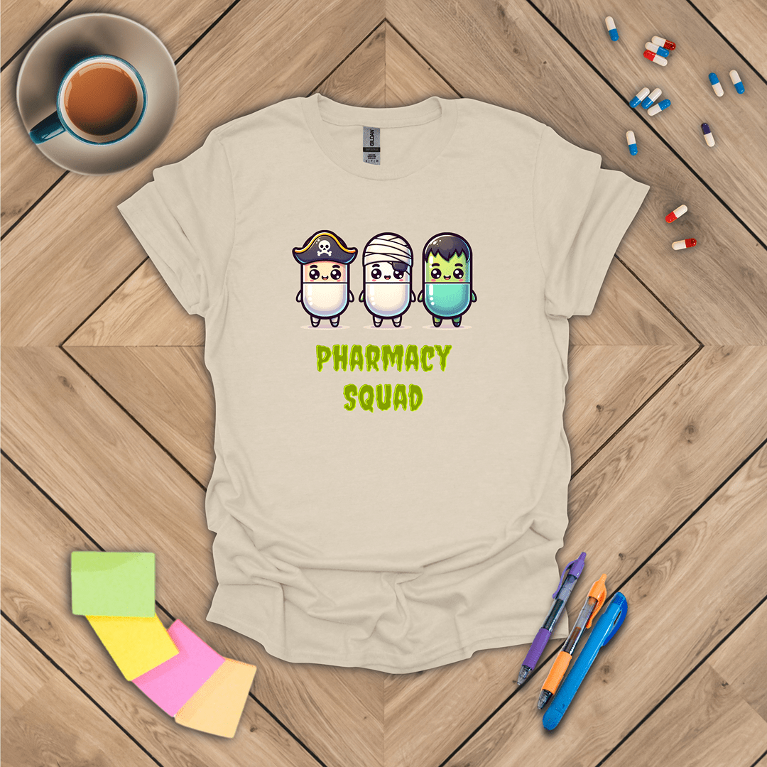 Pharmacy Squad of 3 - Halloween T-Shirt