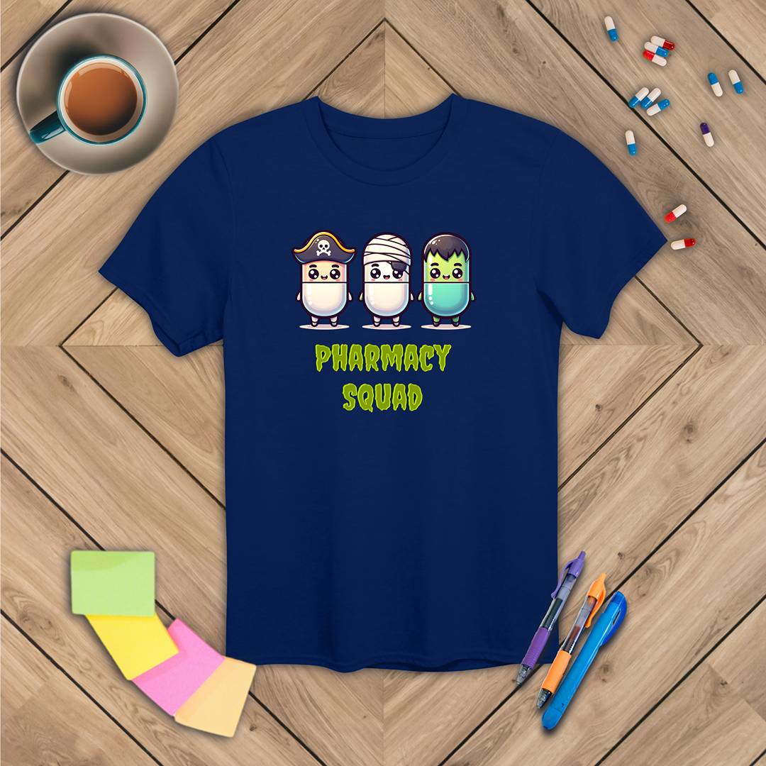 Pharmacy Squad of 3 - Halloween T-Shirt