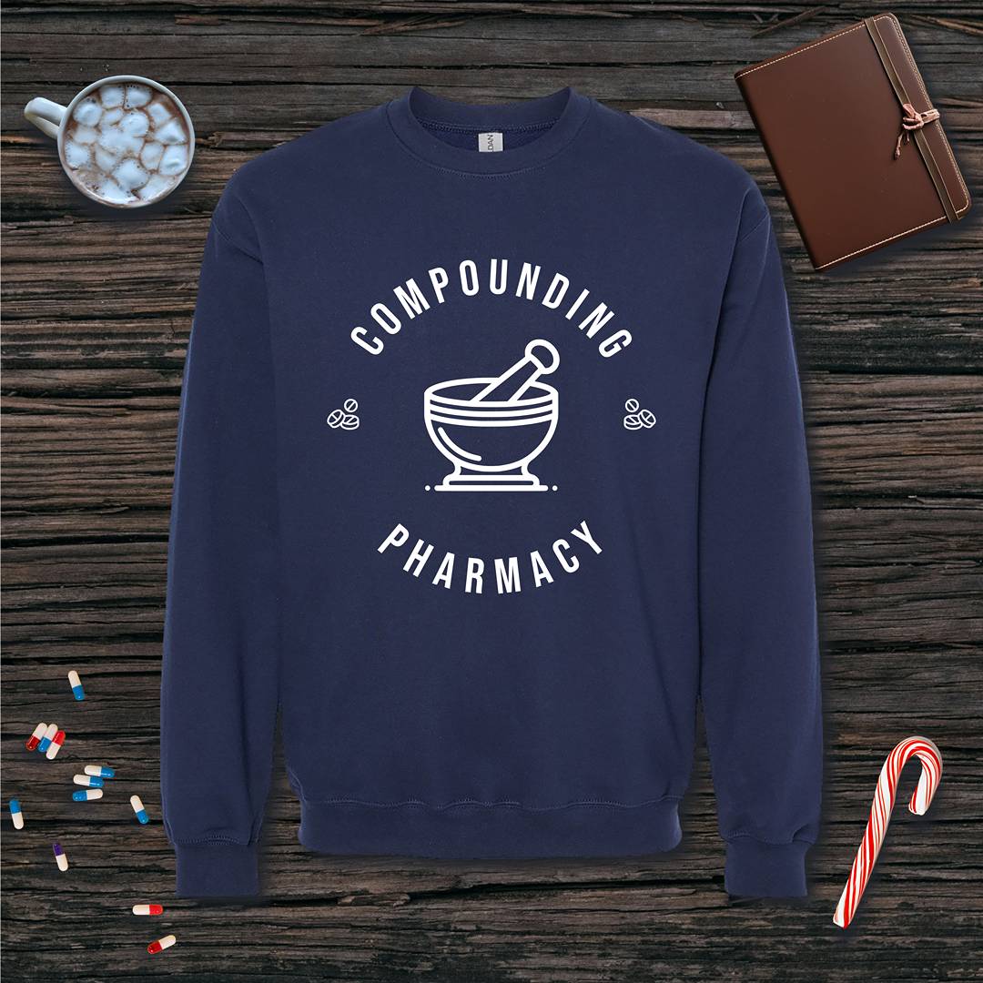 Compounding Pharmacy Fleece Crewneck Sweatshirt