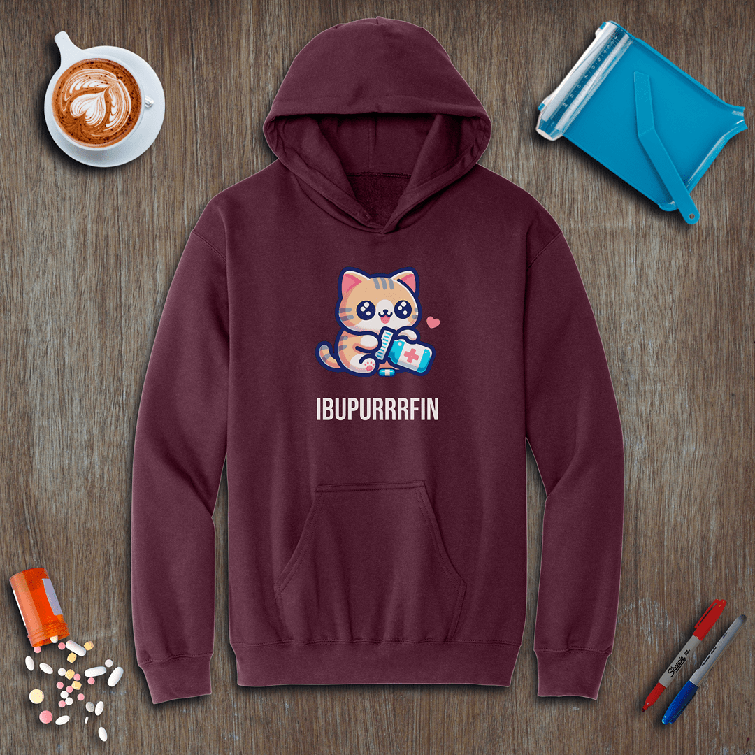 Ibupurrrfin Fleece Hoodie