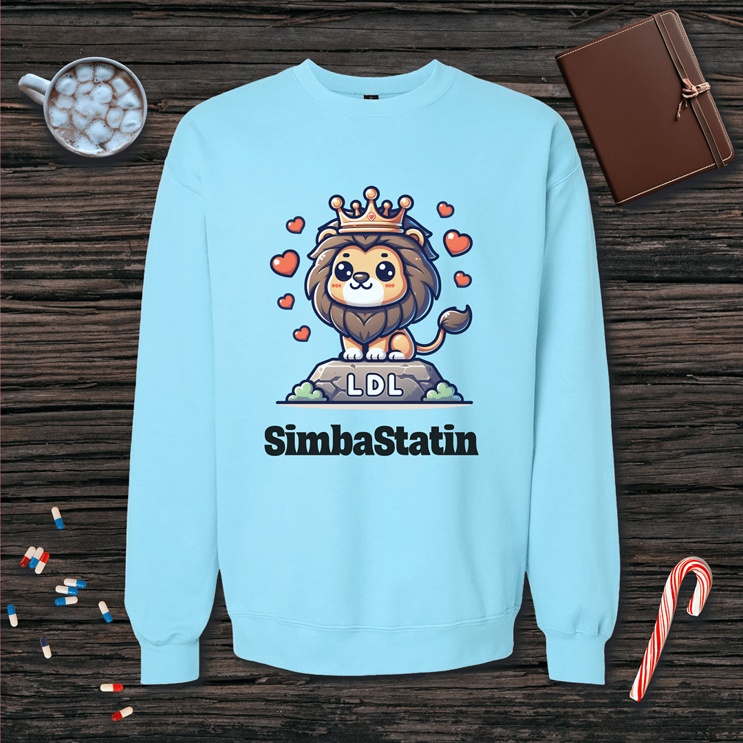 SimbaStatin Fleece Crewneck Sweatshirt