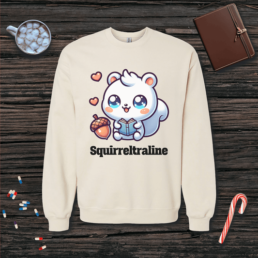 Squirreltraline Fleece Crewneck Sweatshirt