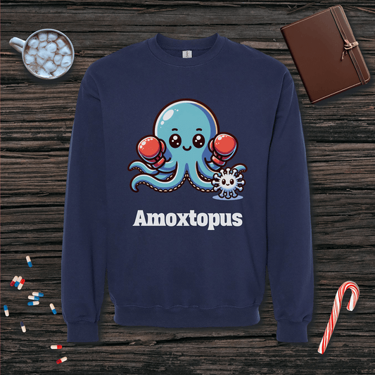 Amoxtopus Fleece Crewneck Sweatshirt