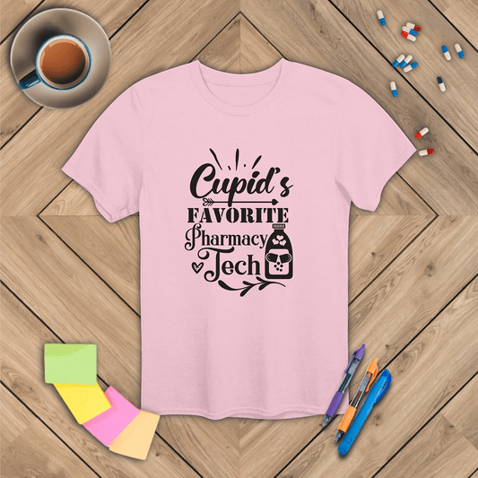 Cupid's Favorite Pharmacy Tech T-Shirt