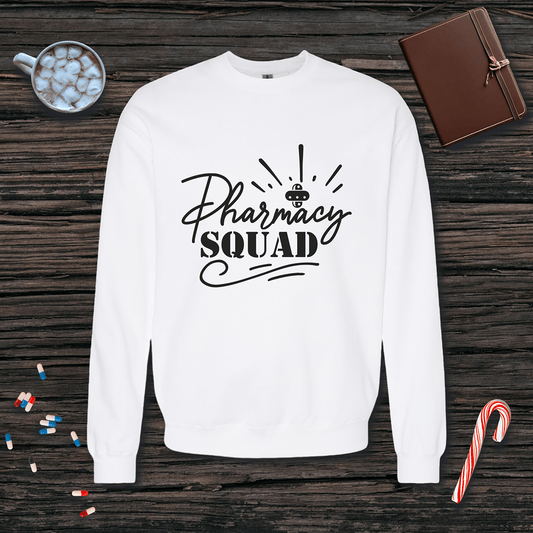 Pharmacy Squad Fleece Crewneck Sweatshirt