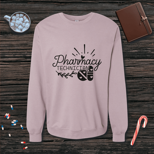 Pharmacy Technician v1 Fleece Crewneck Sweatshirt