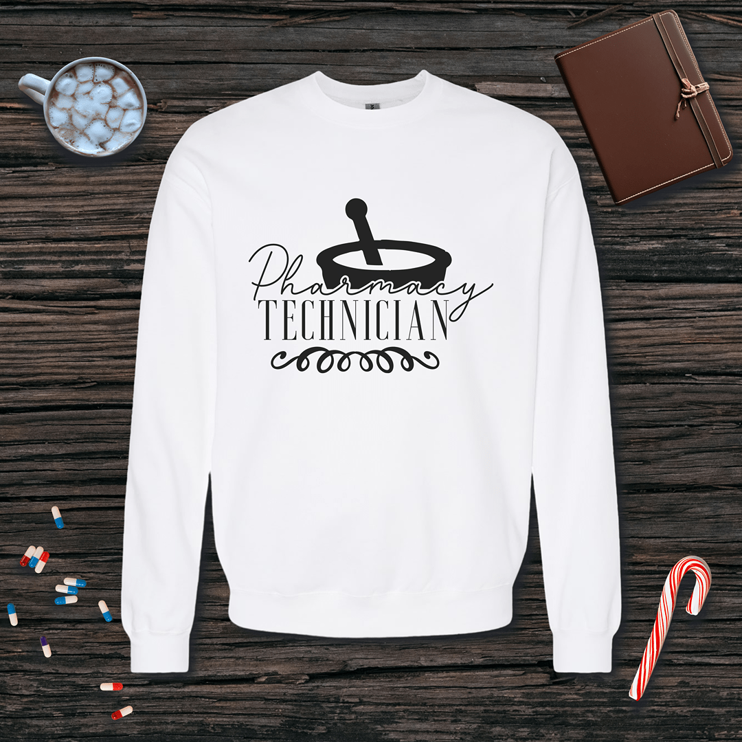 Pharmacy Technician v2 Fleece Crewneck Sweatshirt