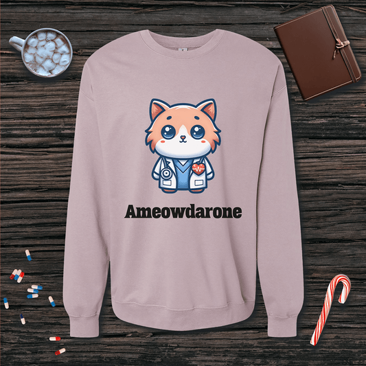 Ameowdarone Fleece Crewneck Sweatshirt