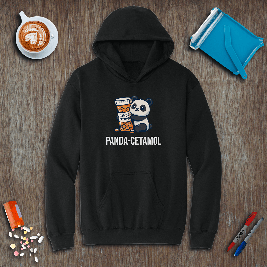 Panda-cetamol Fleece Hoodie