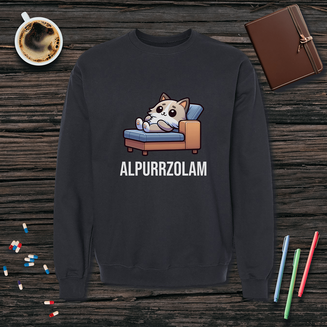 Alpurrzolam Fleece Crewneck Sweatshirt