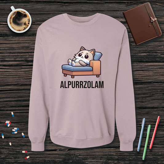 Alpurrzolam Fleece Crewneck Sweatshirt