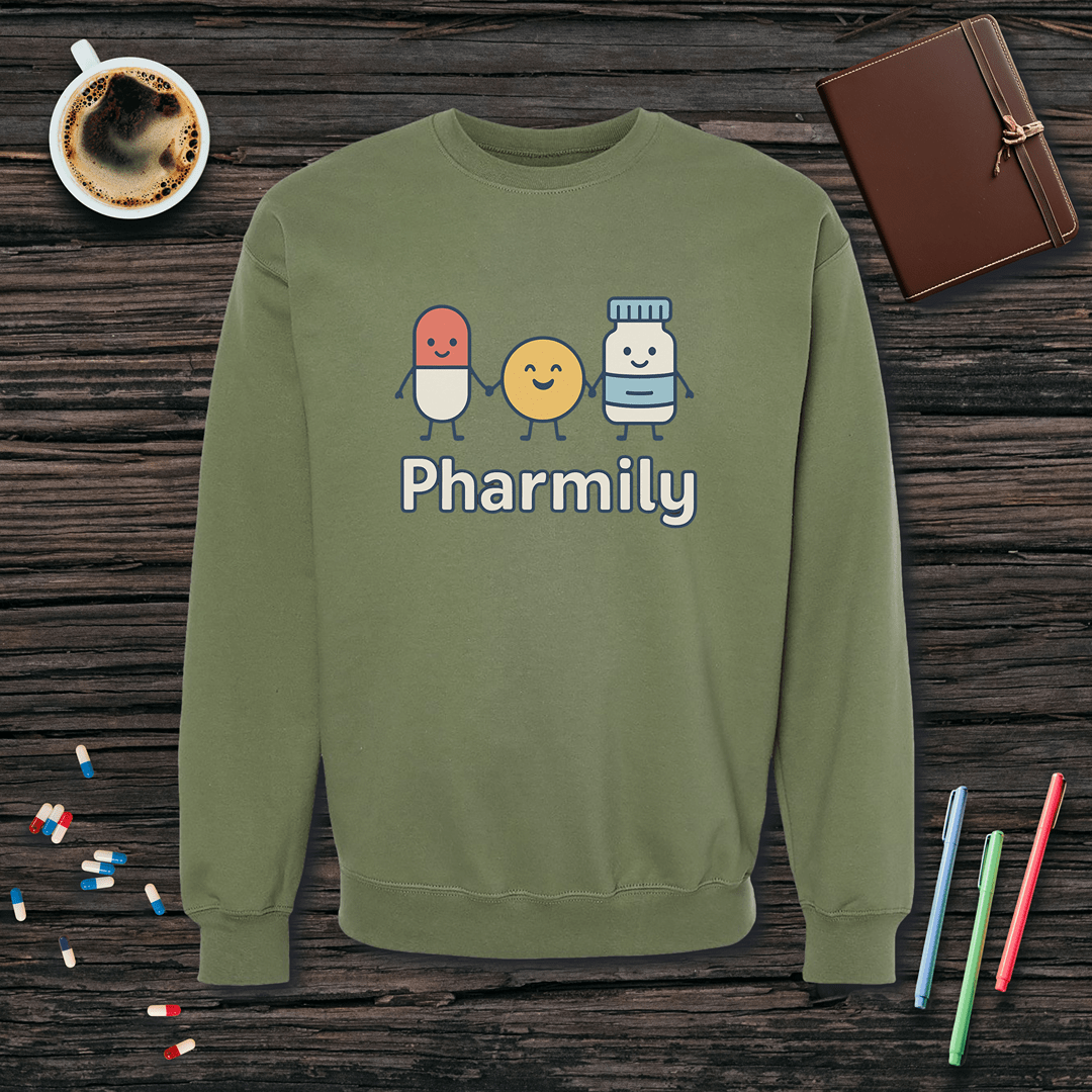 Pharmily Fleece Crewneck Sweatshirt