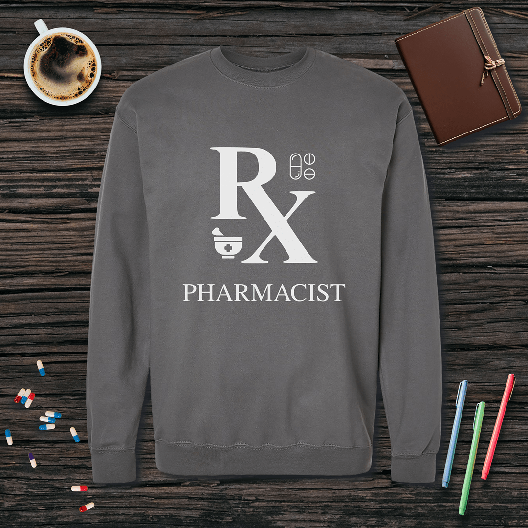 Rx Pharmacist Fleece Crewneck Sweatshirt