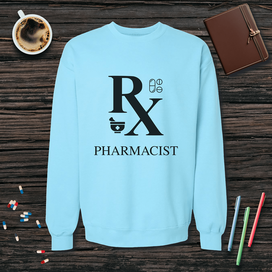 Rx Pharmacist Fleece Crewneck Sweatshirt