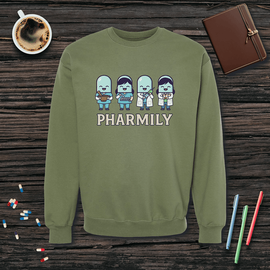 Pharmily Crew Fleece Crewneck Sweatshirt
