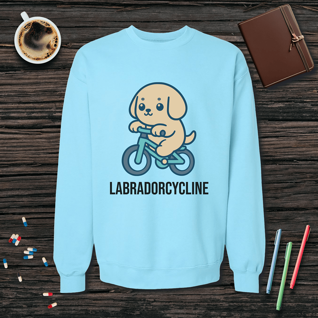 Labradorcycline Fleece Crewneck Sweatshirt