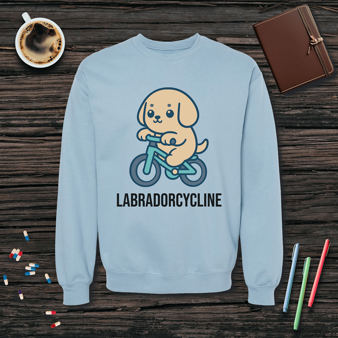 Labradorcycline Fleece Crewneck Sweatshirt