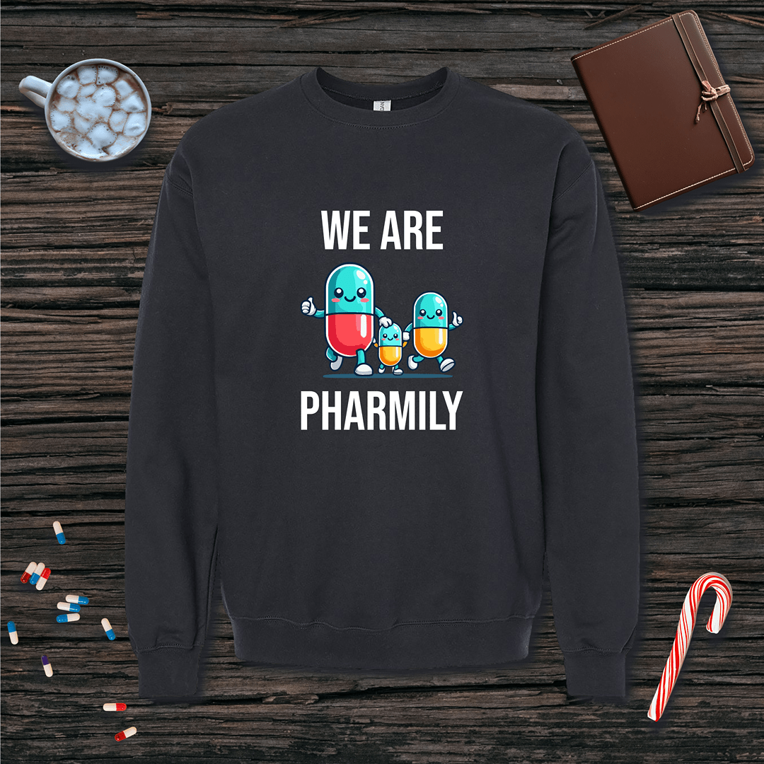 We Are Pharmily Fleece Crewneck Sweatshirt