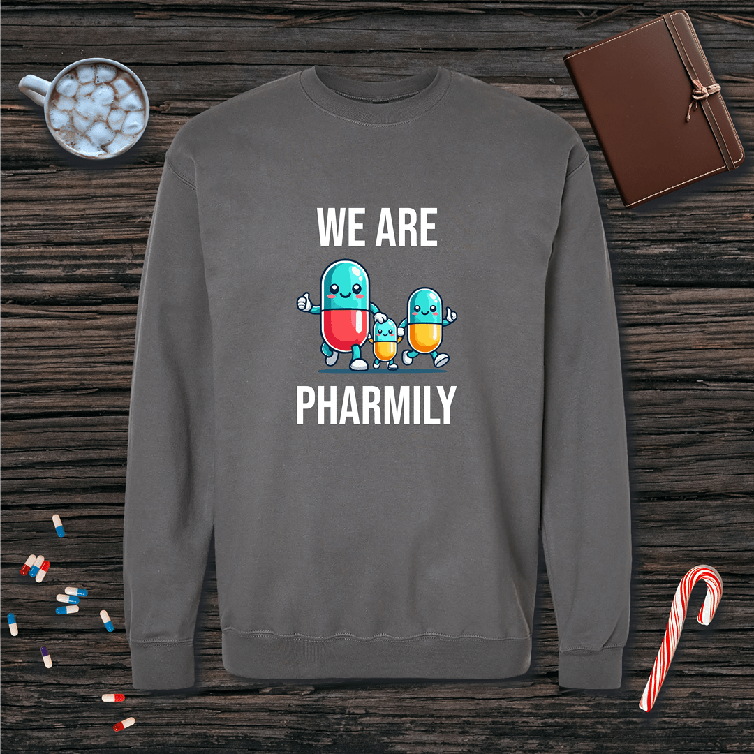 We Are Pharmily Fleece Crewneck Sweatshirt