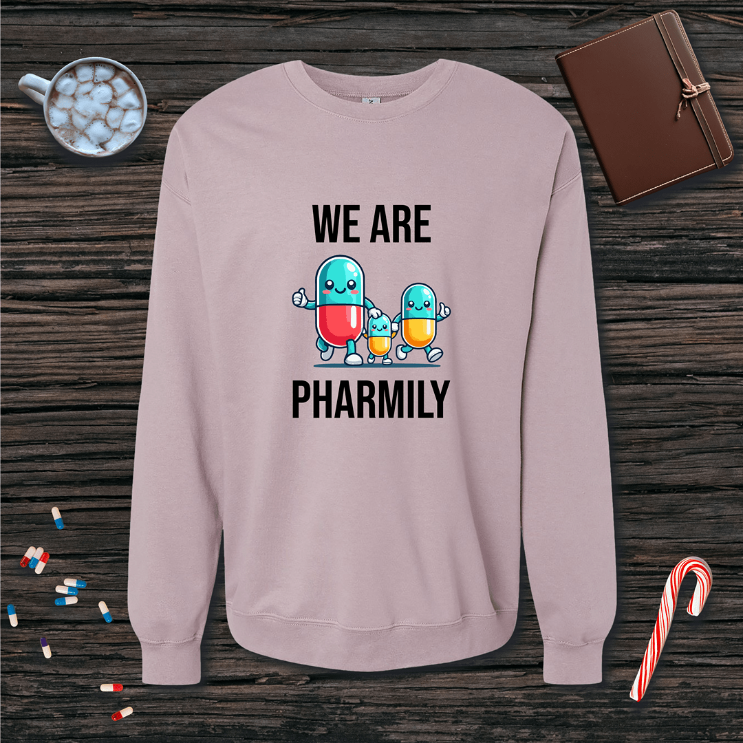 We Are Pharmily Fleece Crewneck Sweatshirt