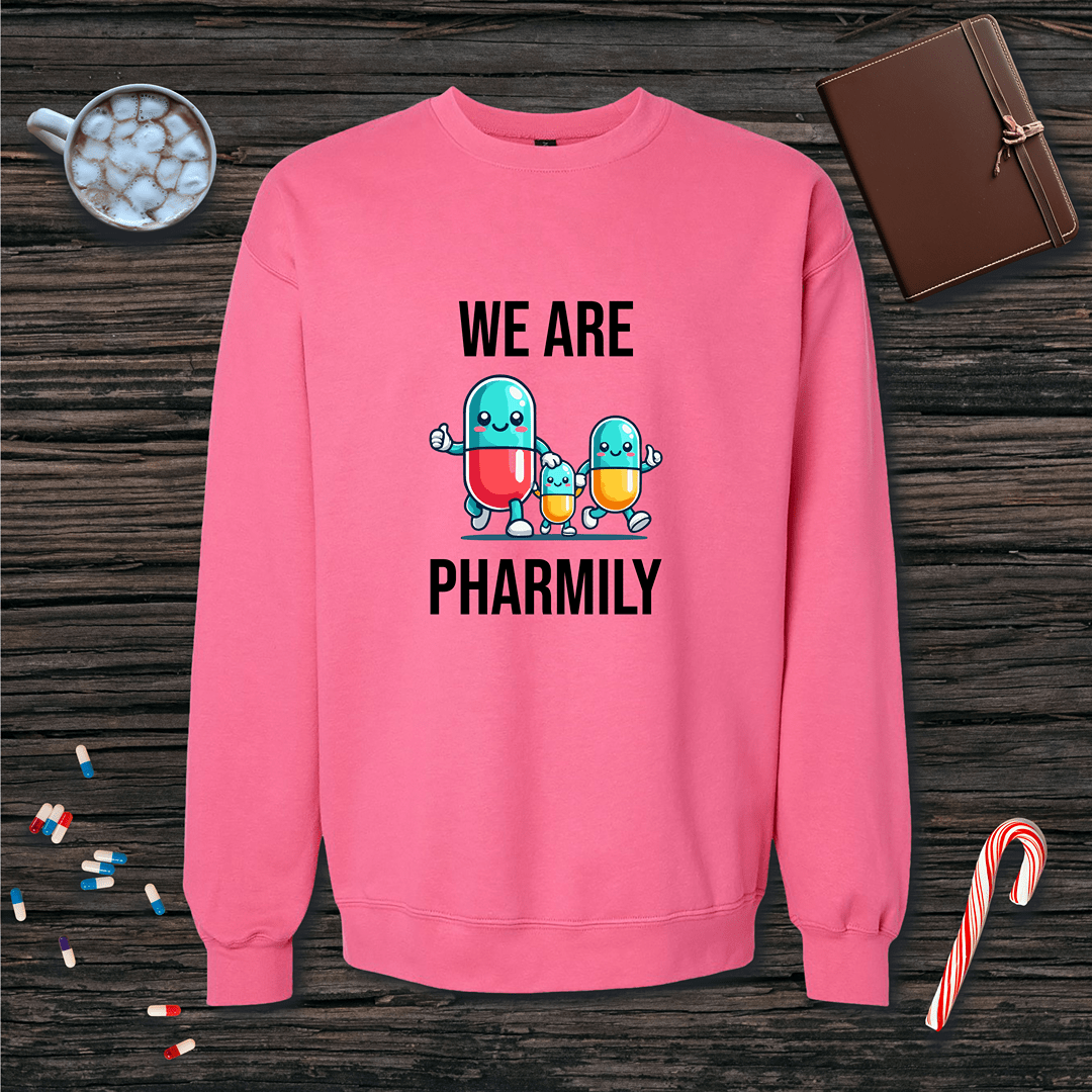 We Are Pharmily Fleece Crewneck Sweatshirt