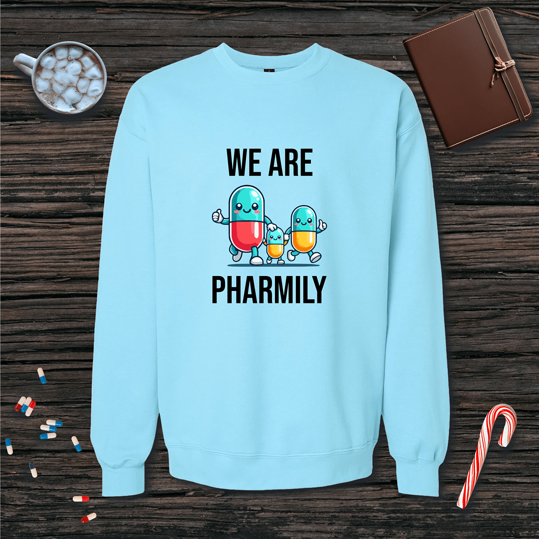 We Are Pharmily Fleece Crewneck Sweatshirt