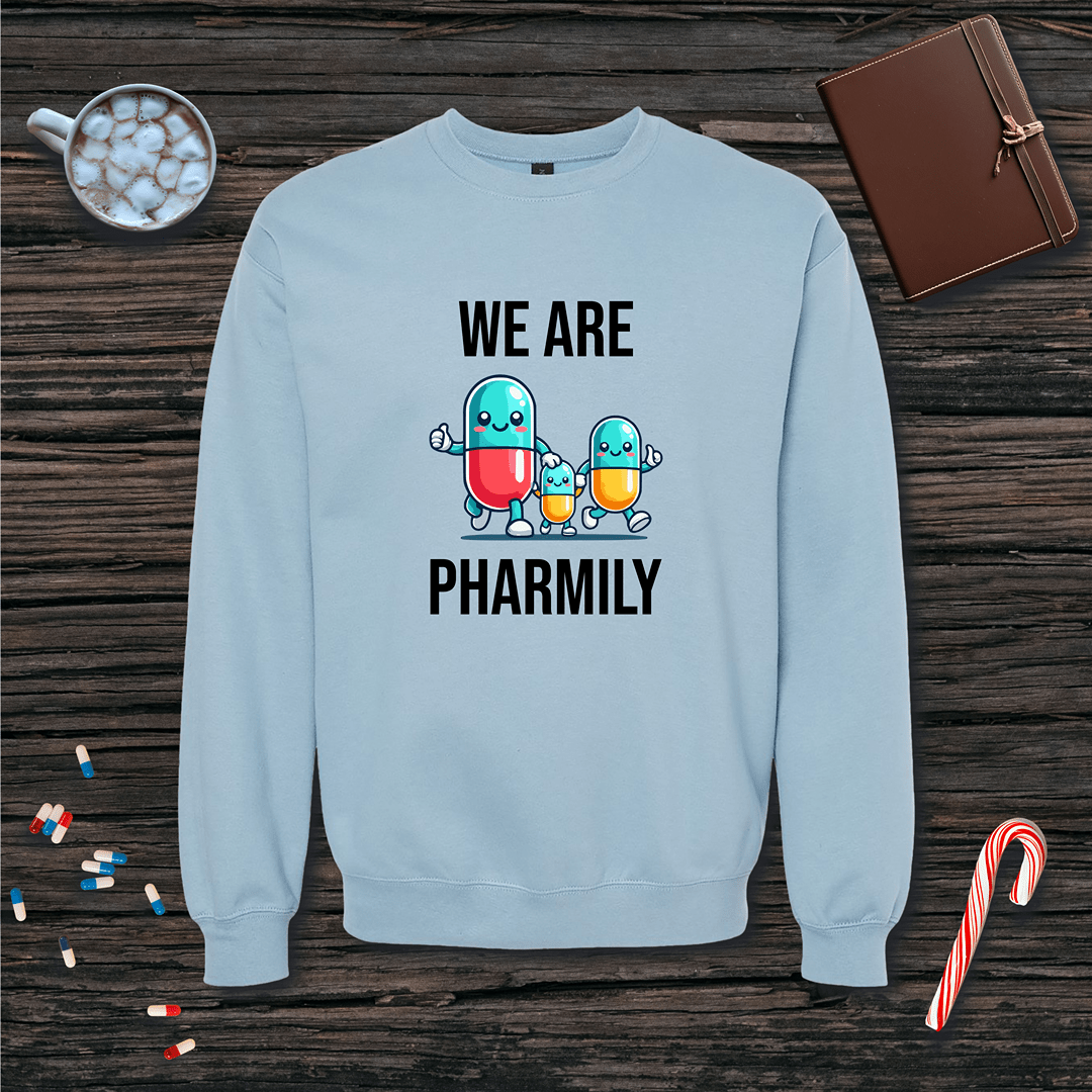 We Are Pharmily Fleece Crewneck Sweatshirt