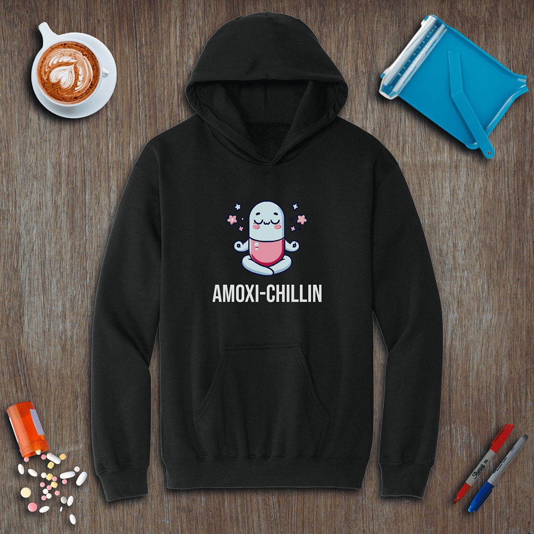 Amoxi-Chillin Fleece Hoodie