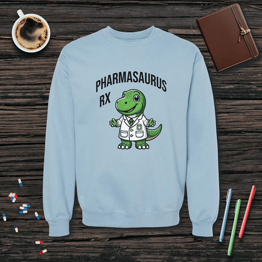 Pharmasaurus Rx Fleece Crewneck Sweatshirt