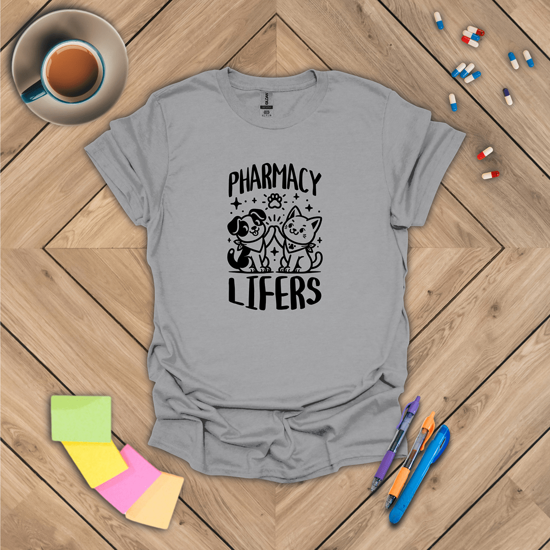 Pharmacy Lifers - Dog and Cat T-Shirt