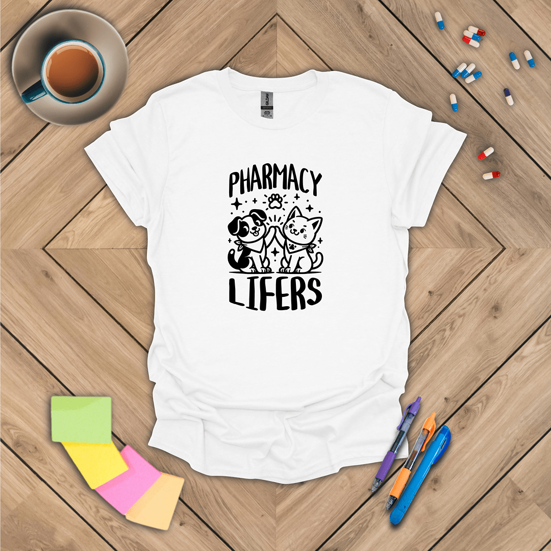 Pharmacy Lifers - Dog and Cat T-Shirt