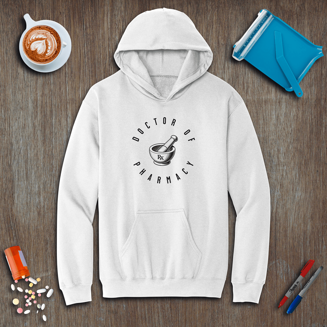 Doctor of Pharmacy - Mortar and Pestle Fleece Hoodie