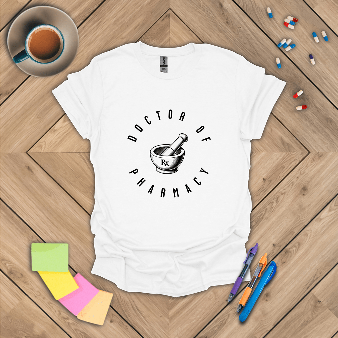 Doctor of Pharmacy - Mortar and Pestle T-Shirt