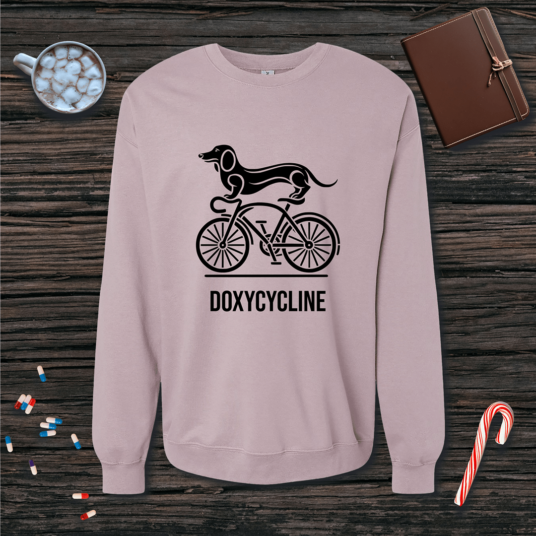 Doxycycline Fleece Crewneck Sweatshirt