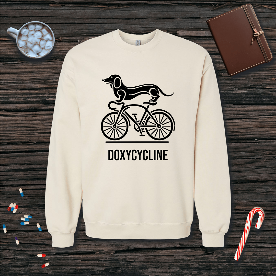 Doxycycline Fleece Crewneck Sweatshirt