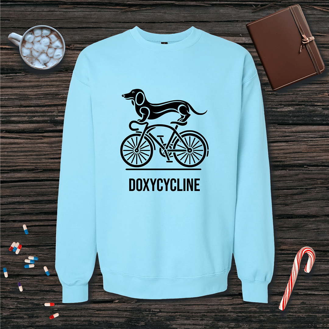 Doxycycline Fleece Crewneck Sweatshirt