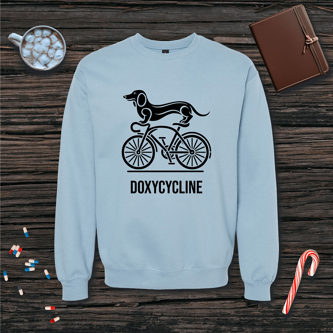 Doxycycline Fleece Crewneck Sweatshirt