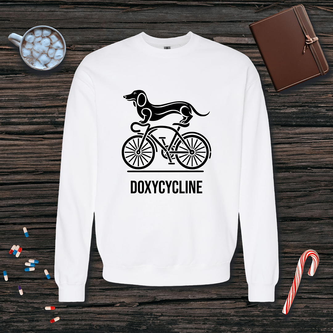 Doxycycline Fleece Crewneck Sweatshirt