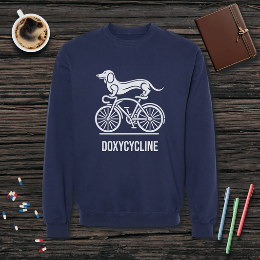 Doxycycline Fleece Crewneck Sweatshirt