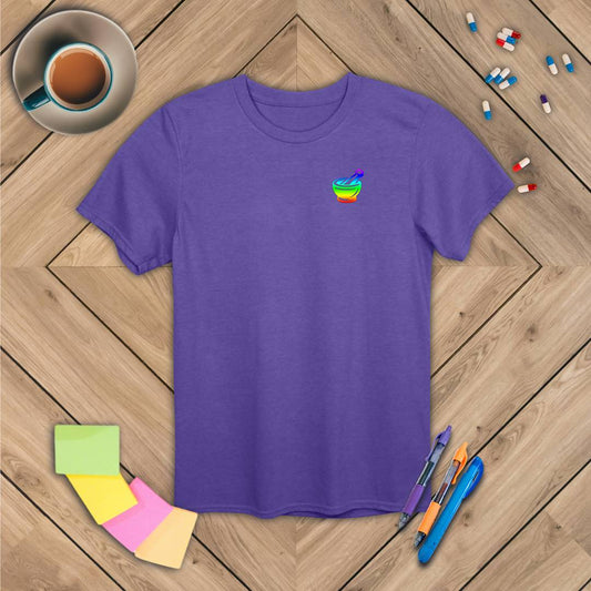 Rainbow Mortar and Pestle - Small Emblem T-Shirt