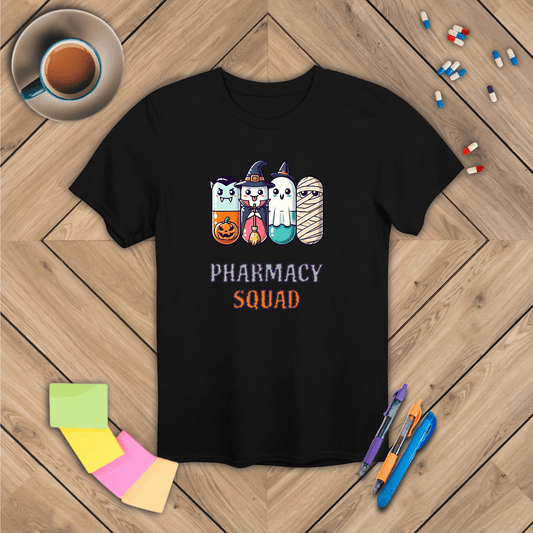 Pharmacy Squad of 4 - Halloween T-Shirt