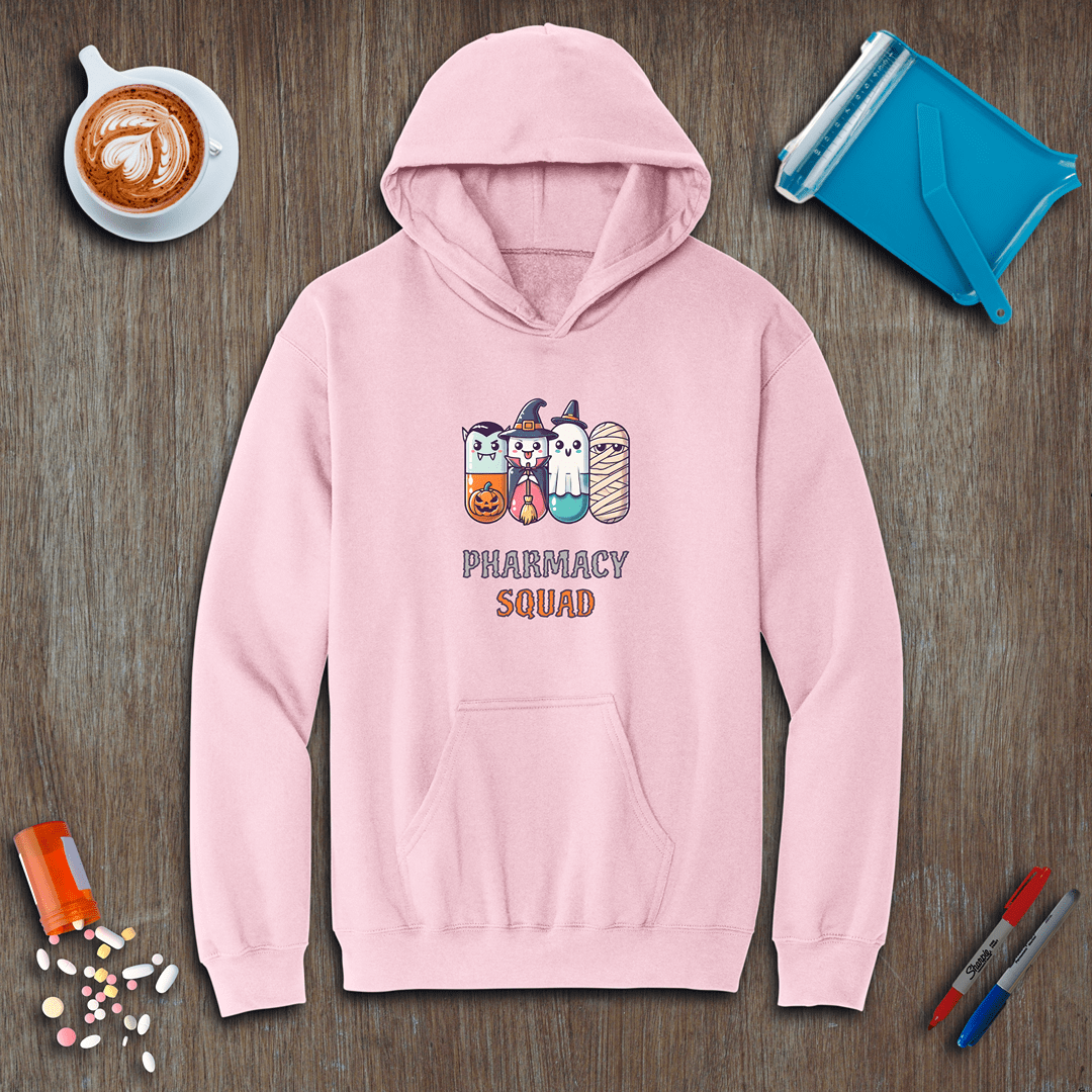 Pharmacy Squad of 4 - Halloween Fleece Hoodie