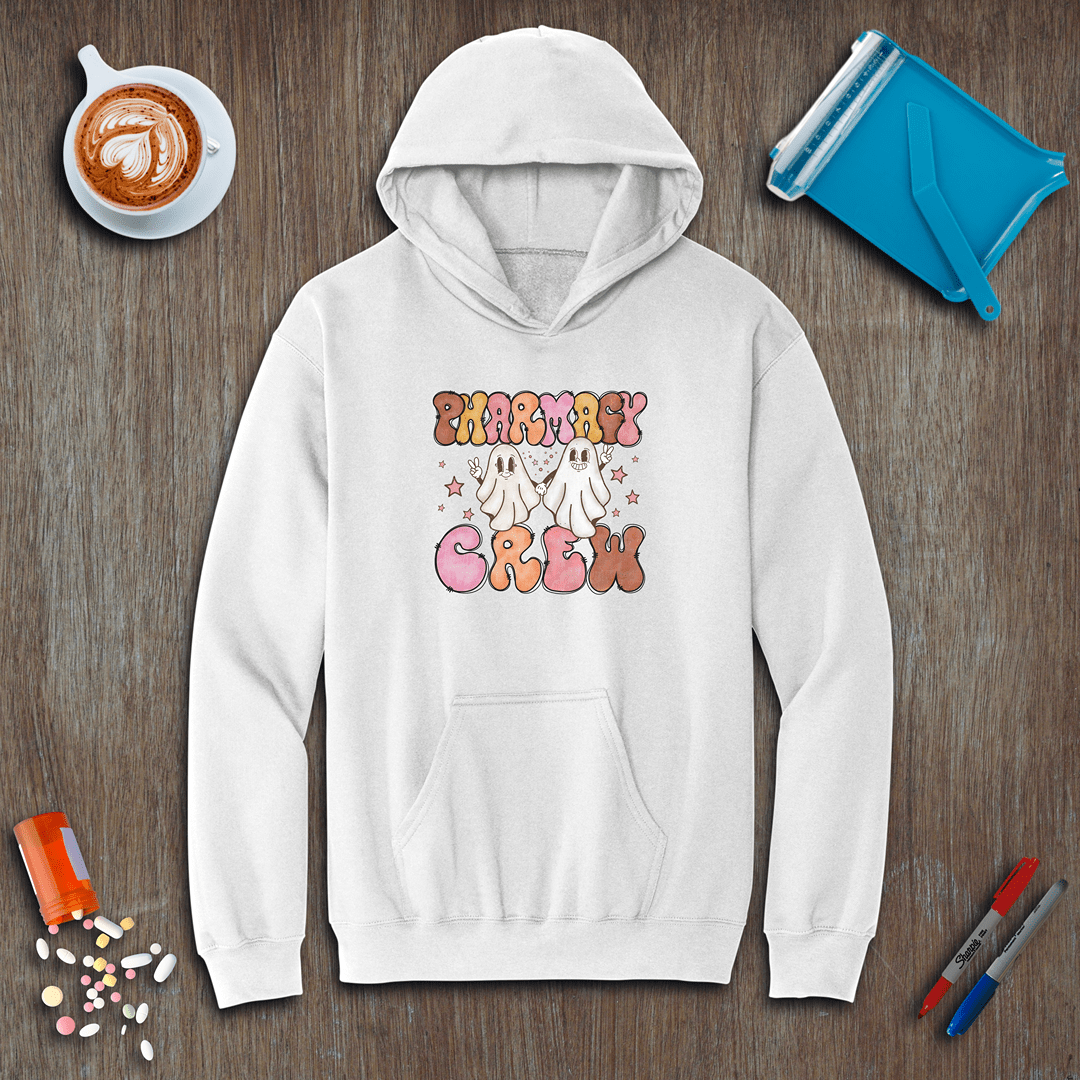 Ghost Pharmacy Crew - Halloween Fleece Hoodie