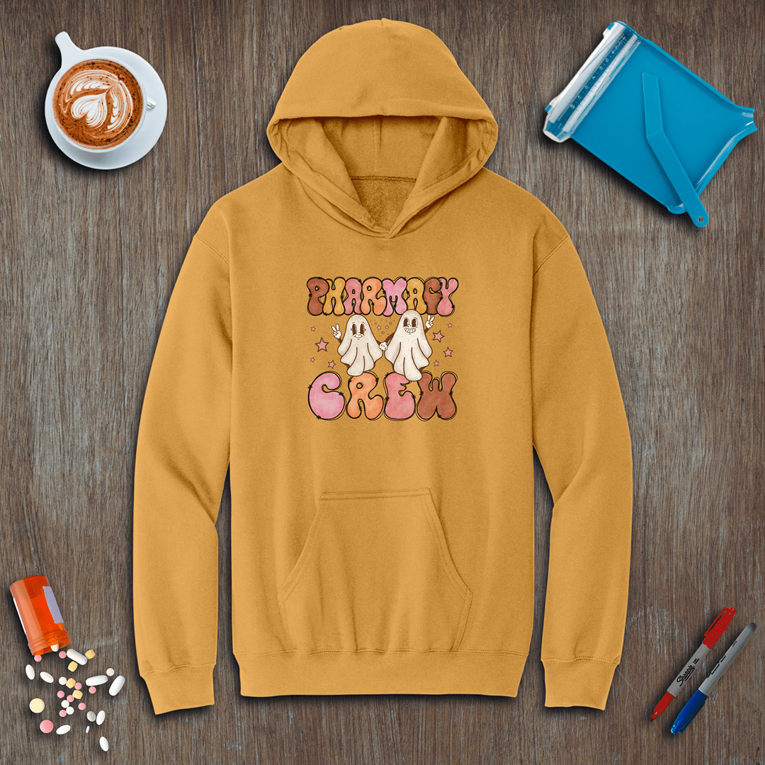Ghost Pharmacy Crew - Halloween Fleece Hoodie